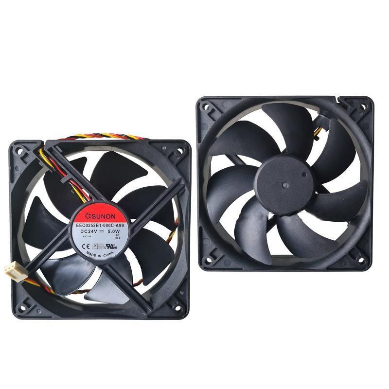 24V DC Brushless High Speed Cooling Fan 12x12x2.5cm 2Pin 2 wire Connector Cooler