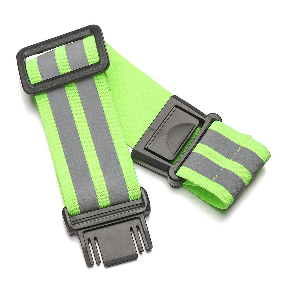 Wristband Warning Armband Cycling Reflective Strips Bicycle Bind Strap