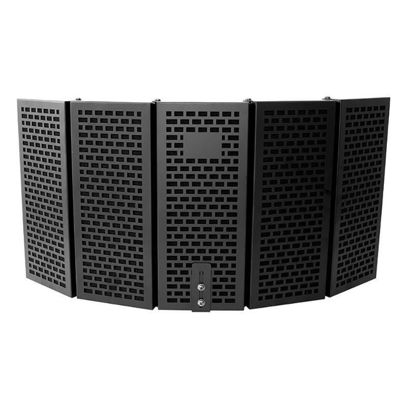 28cm Panel Height Mic Sound Absorbing Foam Reflector Metal Durable Materials