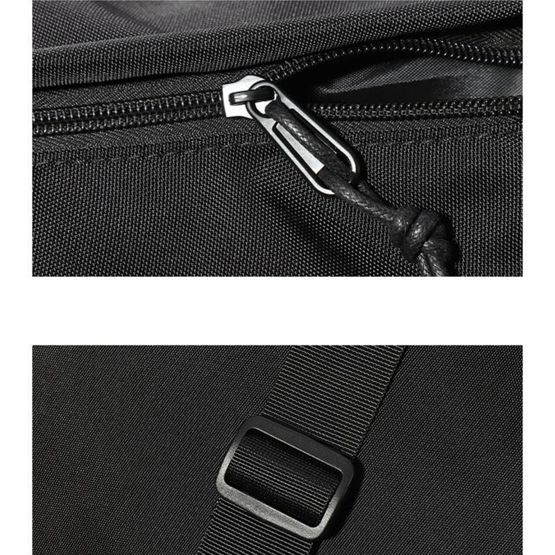 Durable Black Messenger Bag Crossbody Bags Sports Bag for Camping Climbing