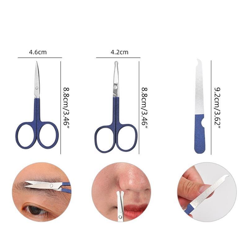 18 pcs Manicure Cutters Nail Clipper Set Household Stainless Steel Ear Spoon