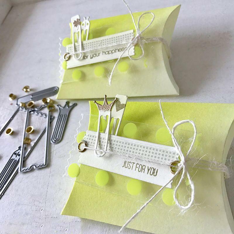 Label Metal Cutting Dies Stencil DIY Scrapbooking Album Stamp Paper Card Emboss