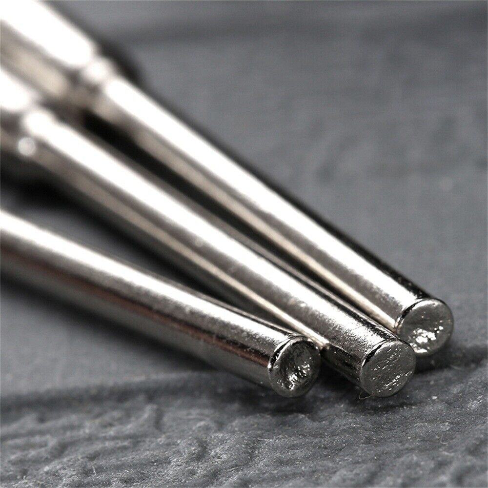10Pcs Hobby Craft Abrasive Paper Clips Split 2.35mm Mandrel Shank Rotary Tool