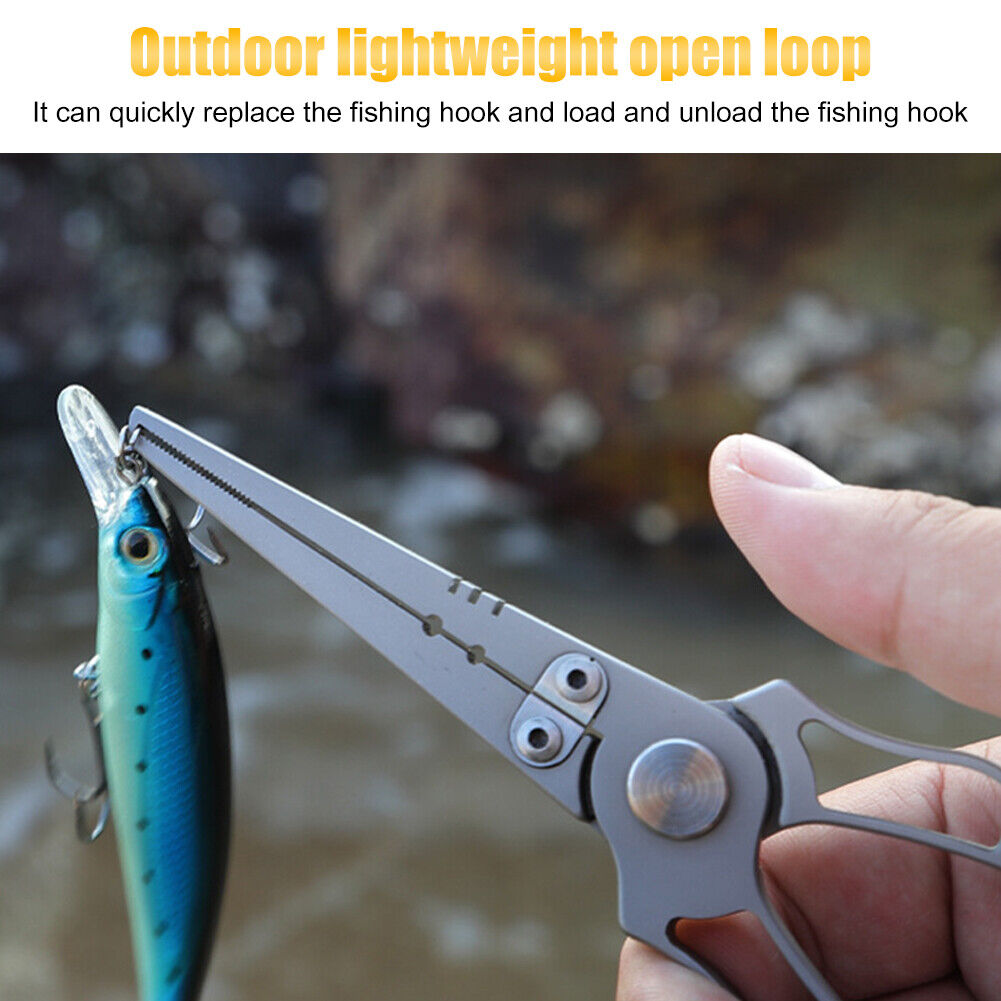 Saltwater Fishing Lures Pliers Tongs Hook Remover Line Cutter Tackle Tools