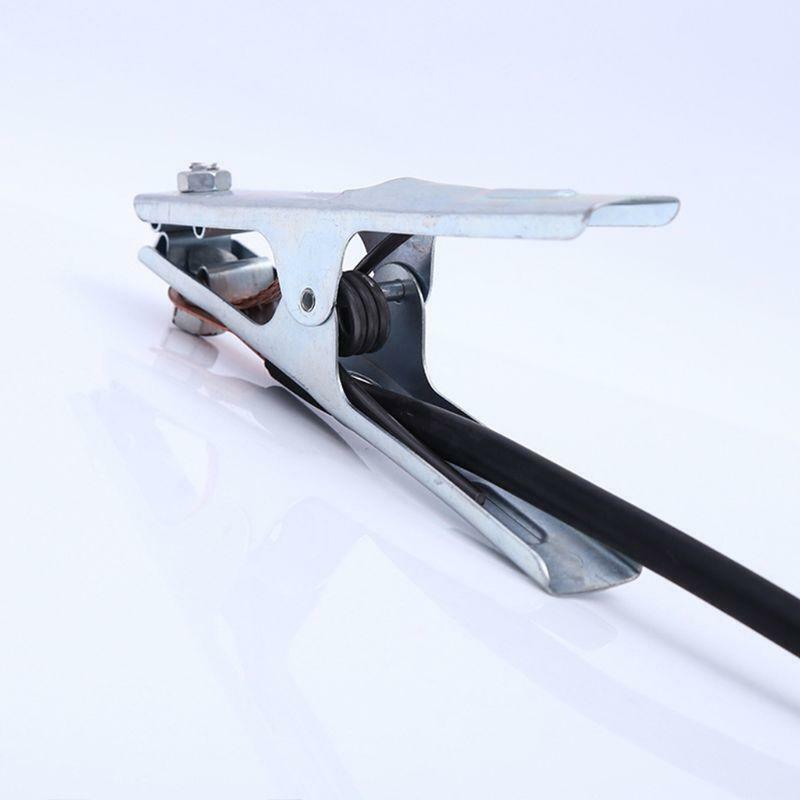 2Pcs/set 500A 2M Electrode Welder Clamp 300A 1.5M Ground Clamp Cable Connector