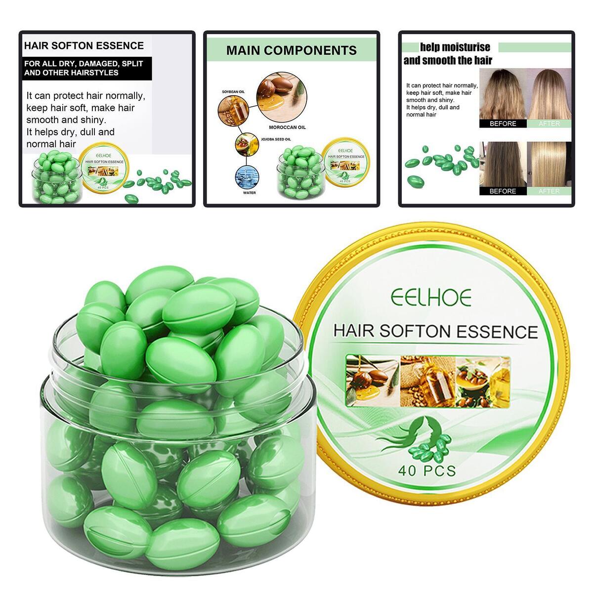 Hair Serum Capsules Softness & Shine Hair Deep Conditioning Hair Care