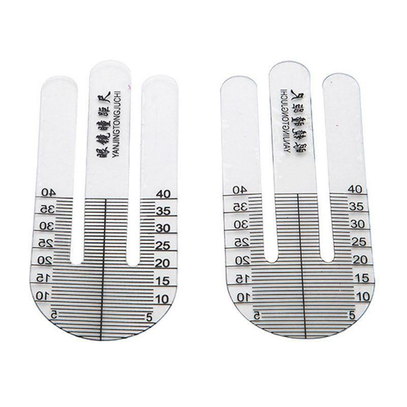 ABS Optical PH Ruler Eye Ophthalmic Tool Optometry PH Test Measure Range 0-40mm