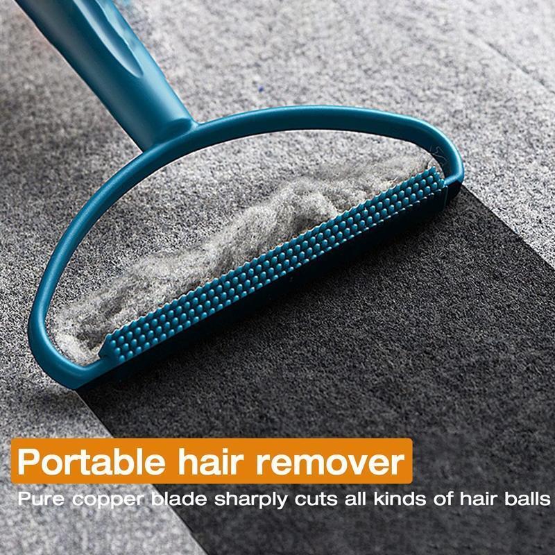 2pcs Portable Hair Remover Manual Clothes Lint Remover Fuzz Shaver Brush Clean