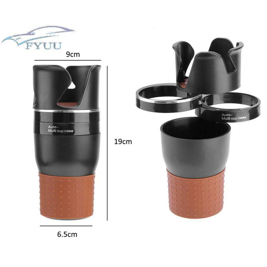1x Car Adjustable Rotatable Cup Bottle Holder Sunglasses Phone Key Organizer Box
