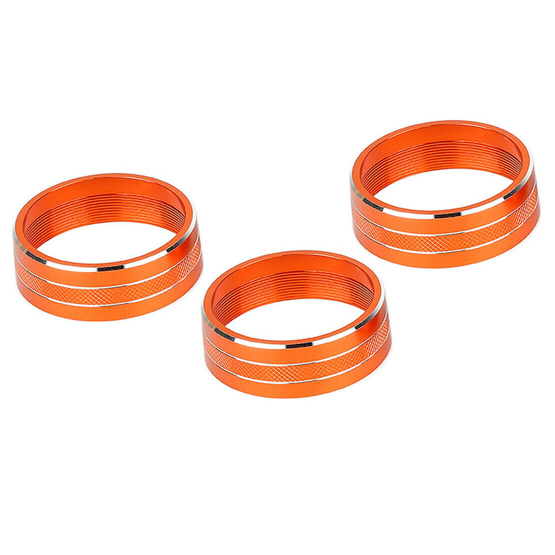 3pcs A/C Air Conditioning Switch Knob Ring Fit For Dodge Challenger 2009-2014