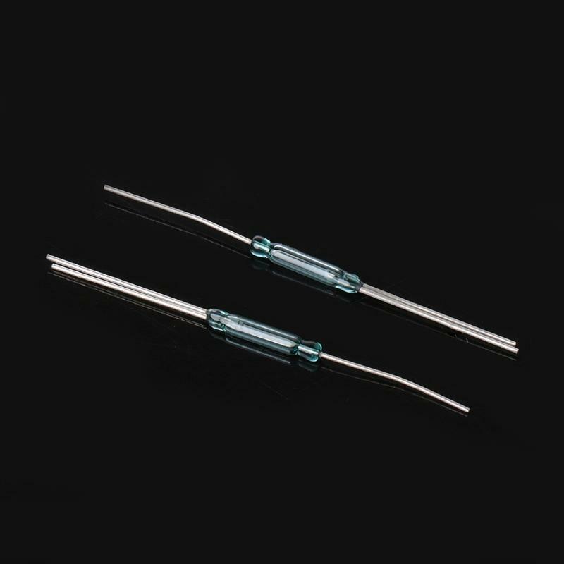 10 Pcs 2.5X14mm 4W 3 Pin Glass Reed Relay Magnetic Switches N/O N/C SPDT