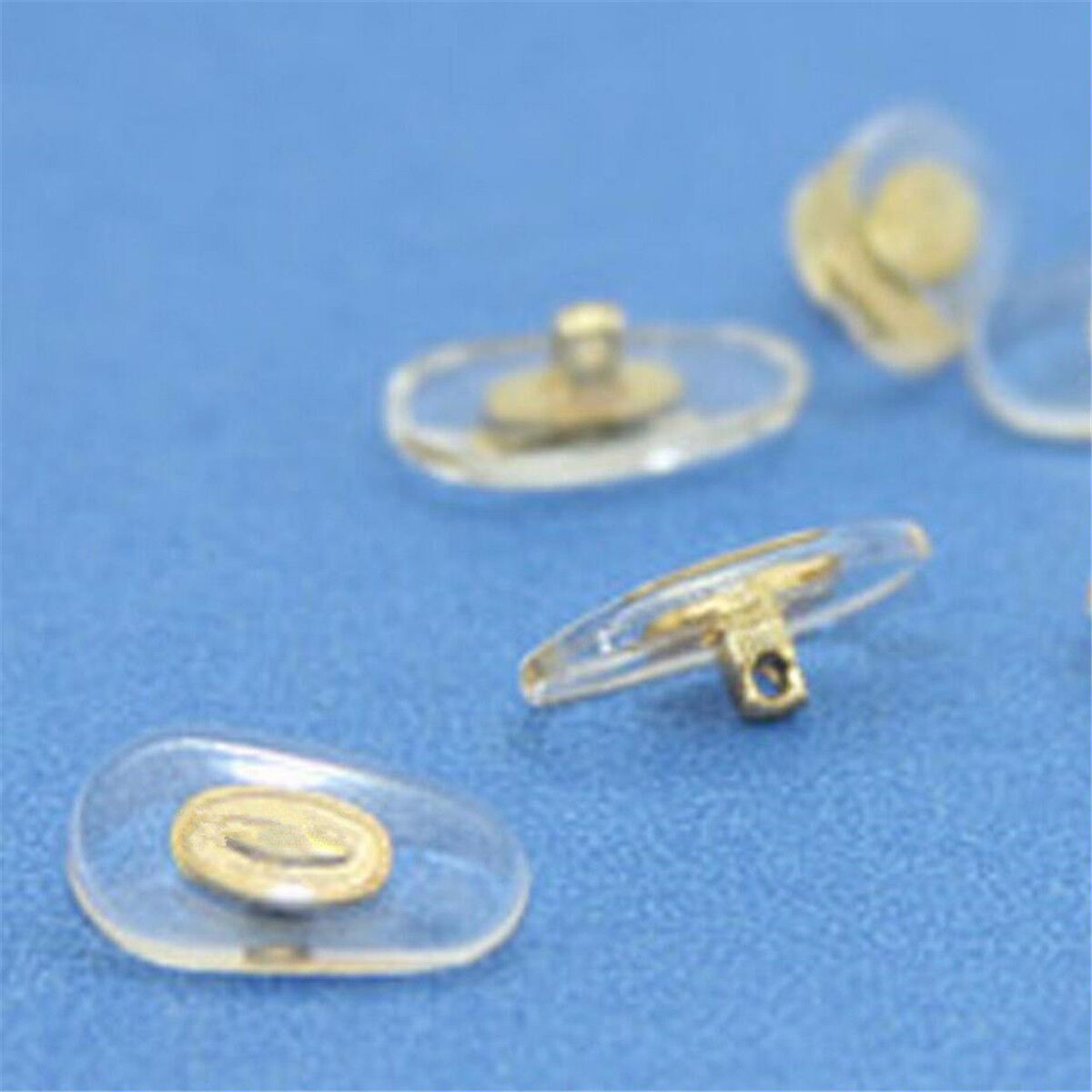10 Pairs Nose Pads Screw On for Glasses/Spectacle/Sunglasses Metal & Plastic New
