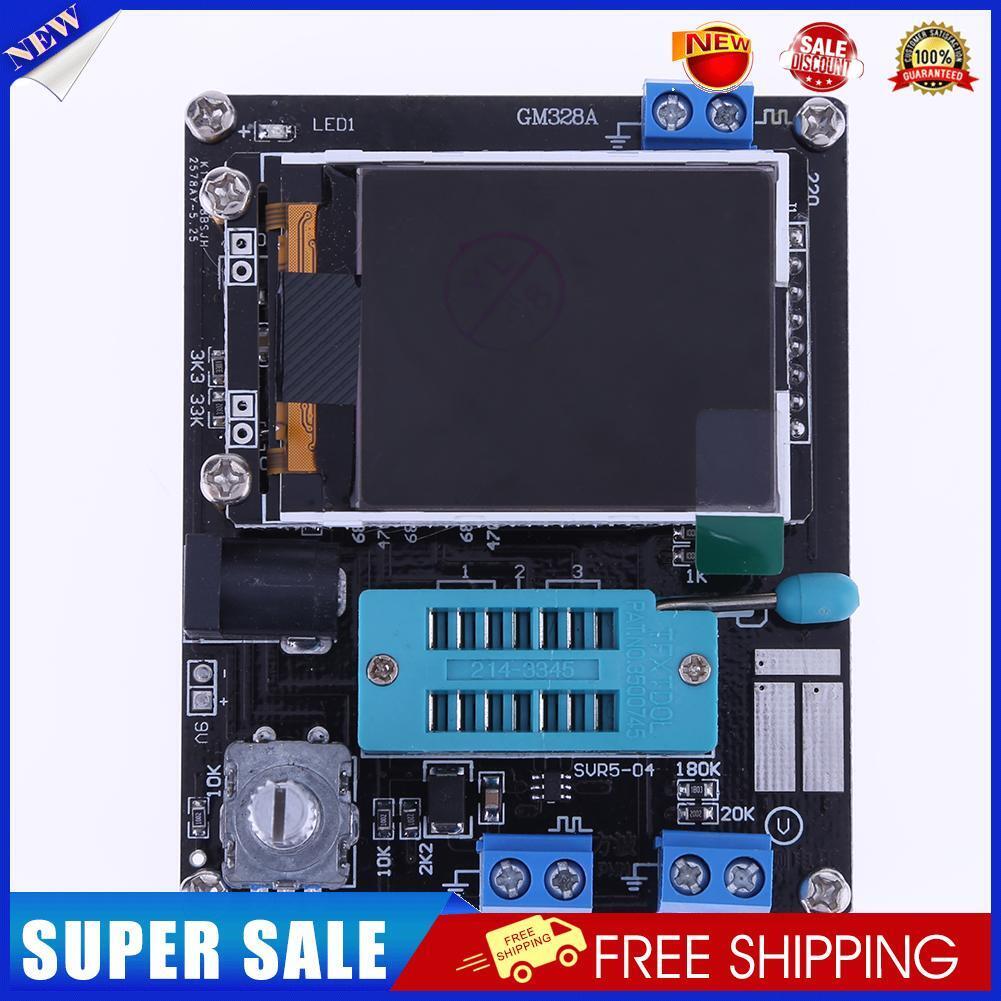 GM328A Transistor Tester Diode Capacitance ESR Voltage Frequency Meter Wave