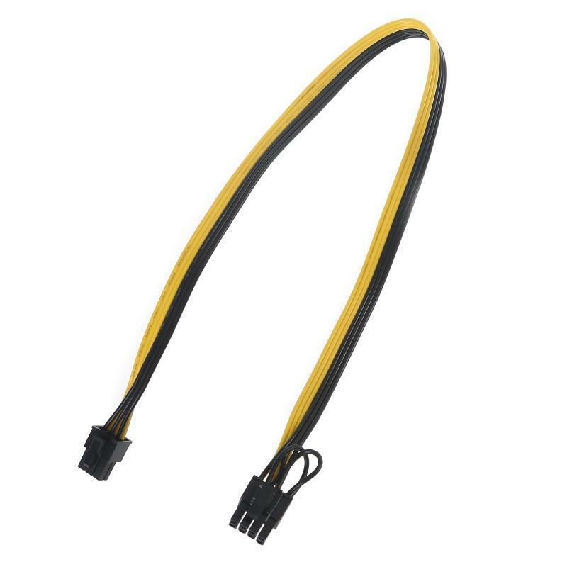 50cm/19.69 in 8 Pin to 6 Pin Male PCI E Graphics Card Power Supply Adapter Cable