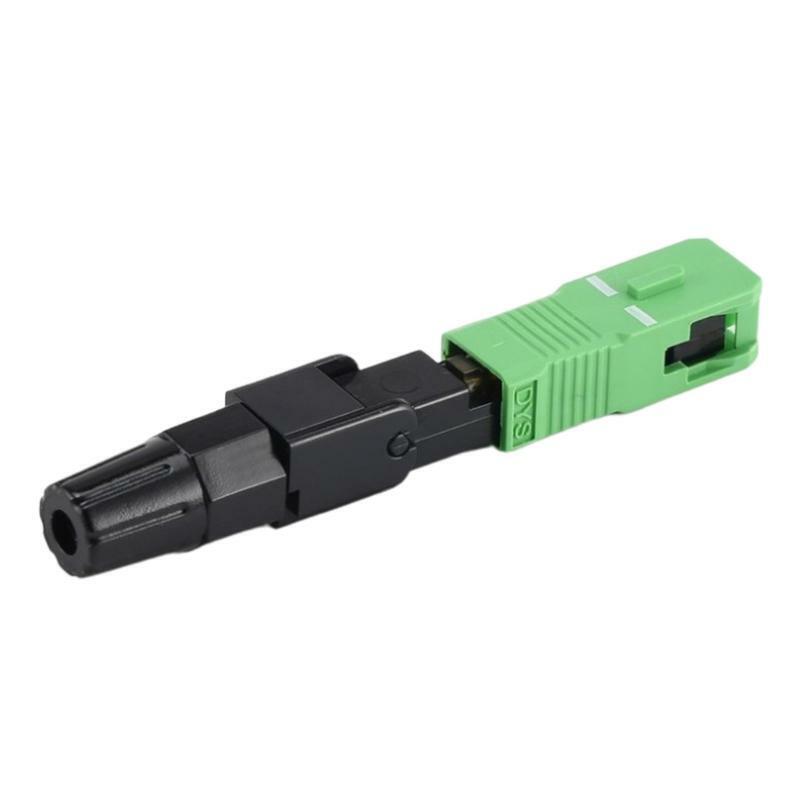 100 Pieces of SC/ APC Optical Fiber Quick Connector Quick Connector for FTTH