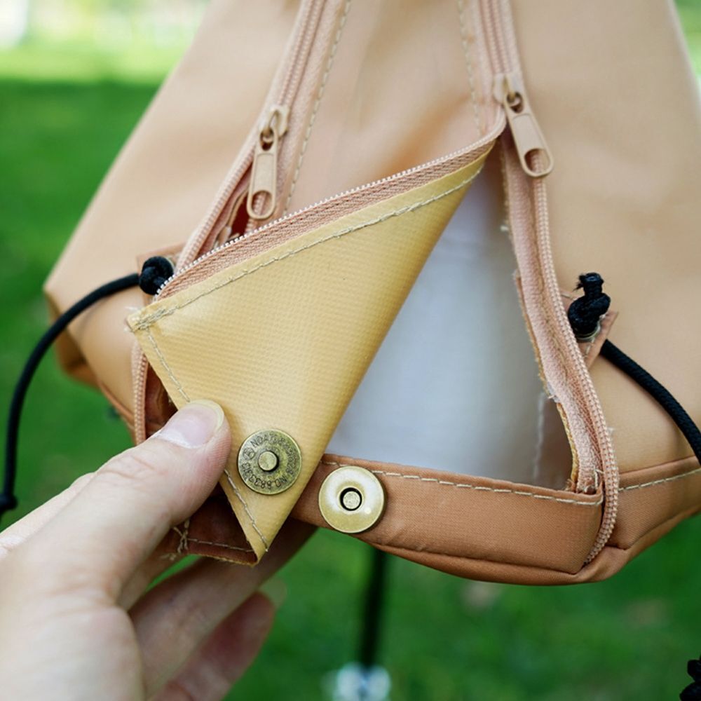 Foldable Portable Camping Napkin Holder Organizer Bag Tissue Box Container