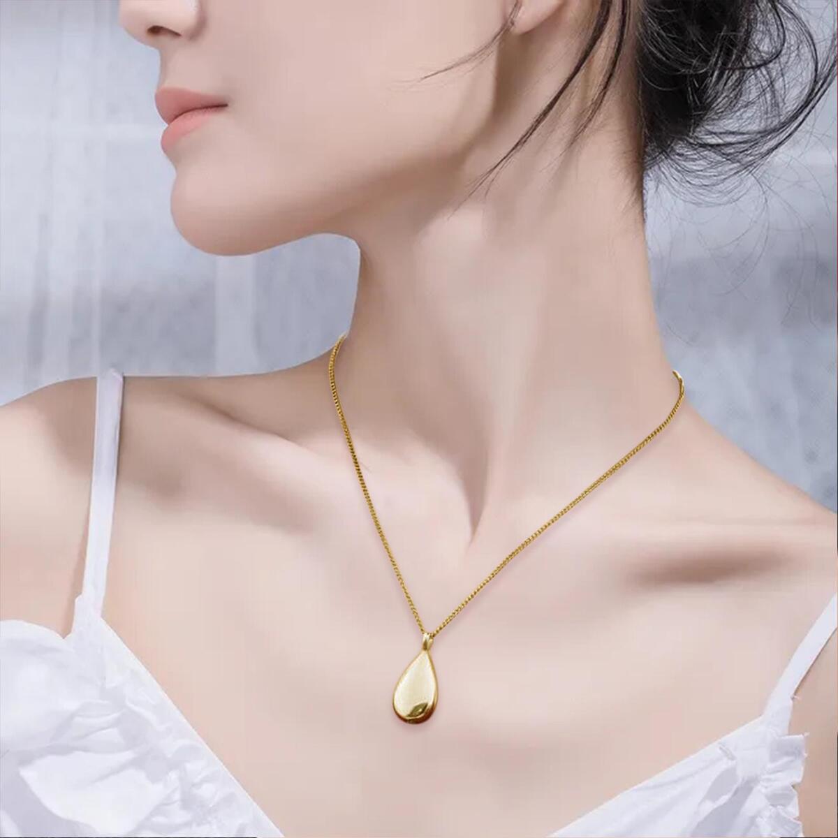 2 Piece Urn Necklace for Ashes Stainless Steel Charm