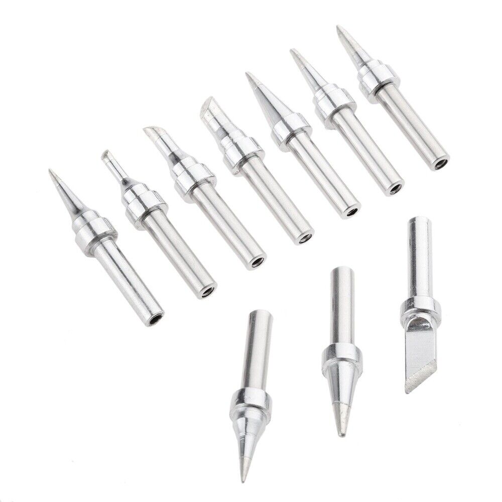 10PCS 200M-T Series Soldering Station Solder Iron Tips for Quick 203/204 HAKKO