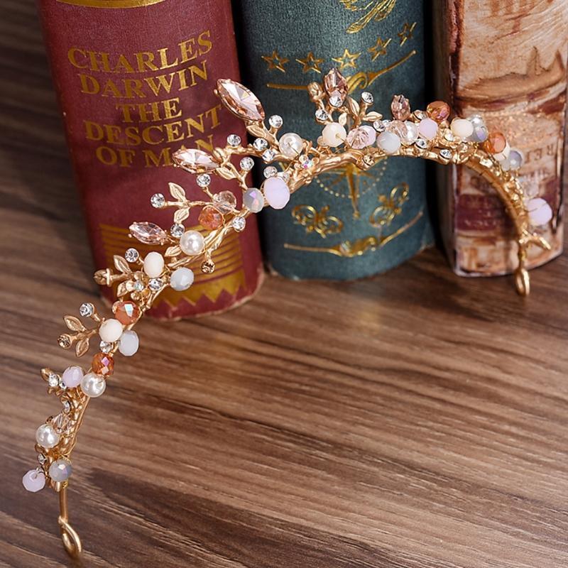 Beautiful Wedding Crown Baroque Rhinestone Bride Hair Crown Bride Crown Tiara
