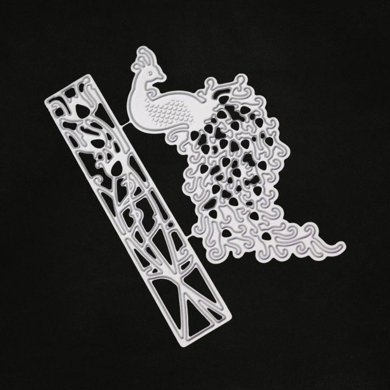 Peacock Metal Cutting Dies Stencil DIY Scrapbooking Album Stamp Paper Card Craft