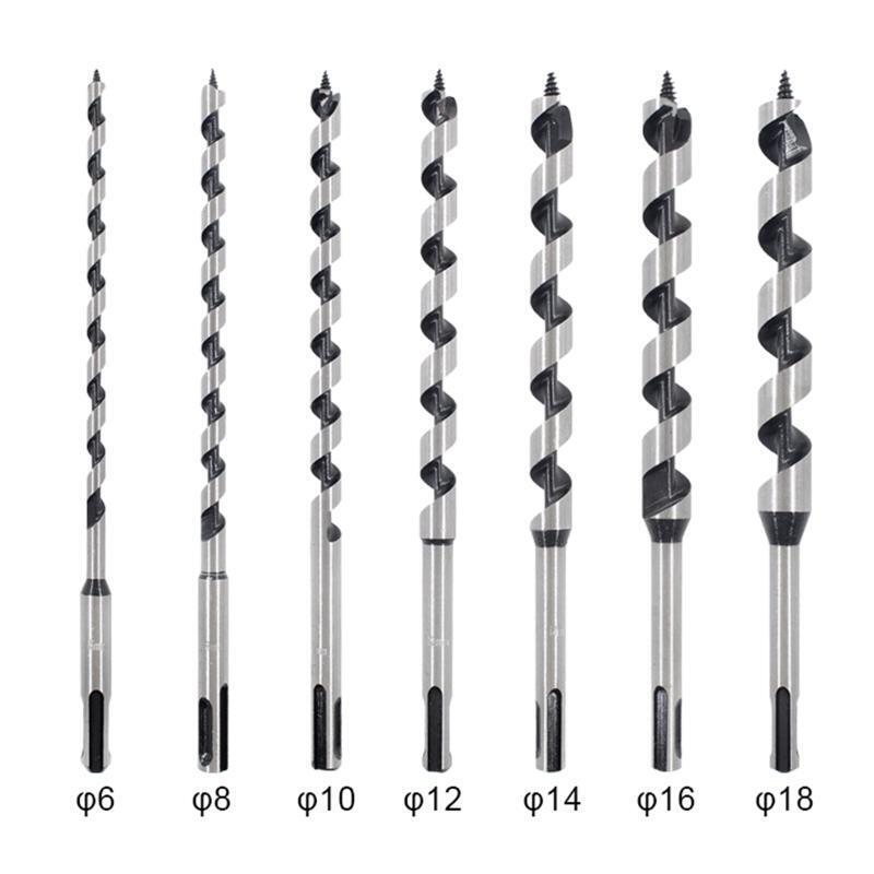 Professional 6~18x230mm Wood Door Opening Woodworking Bit Set