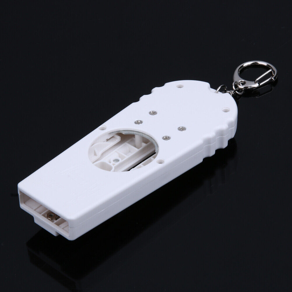 Flying Cap Bottle Beer Opener Cap Launcher Fire Hat Key Ring White