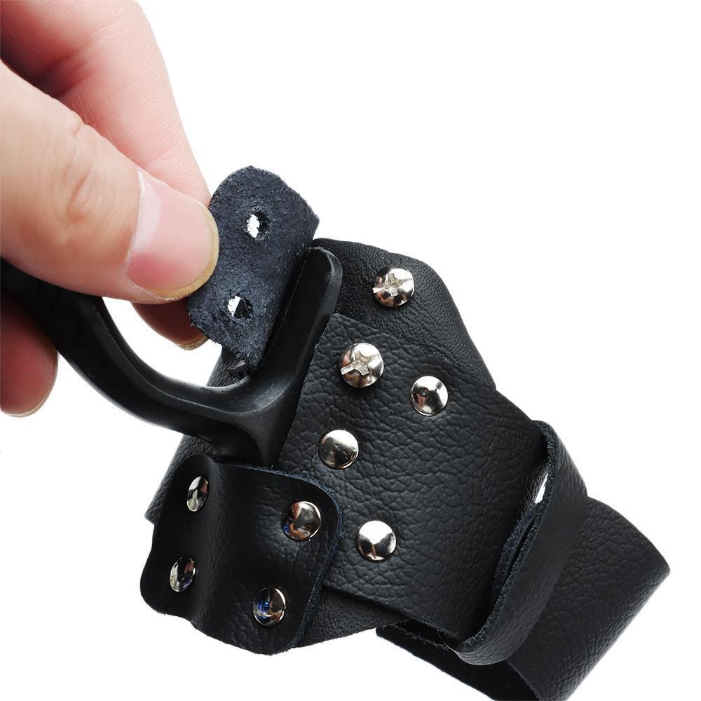 Strap Wrist Band Fish Catapult Fishing Reel Holder Slingshot Shooting