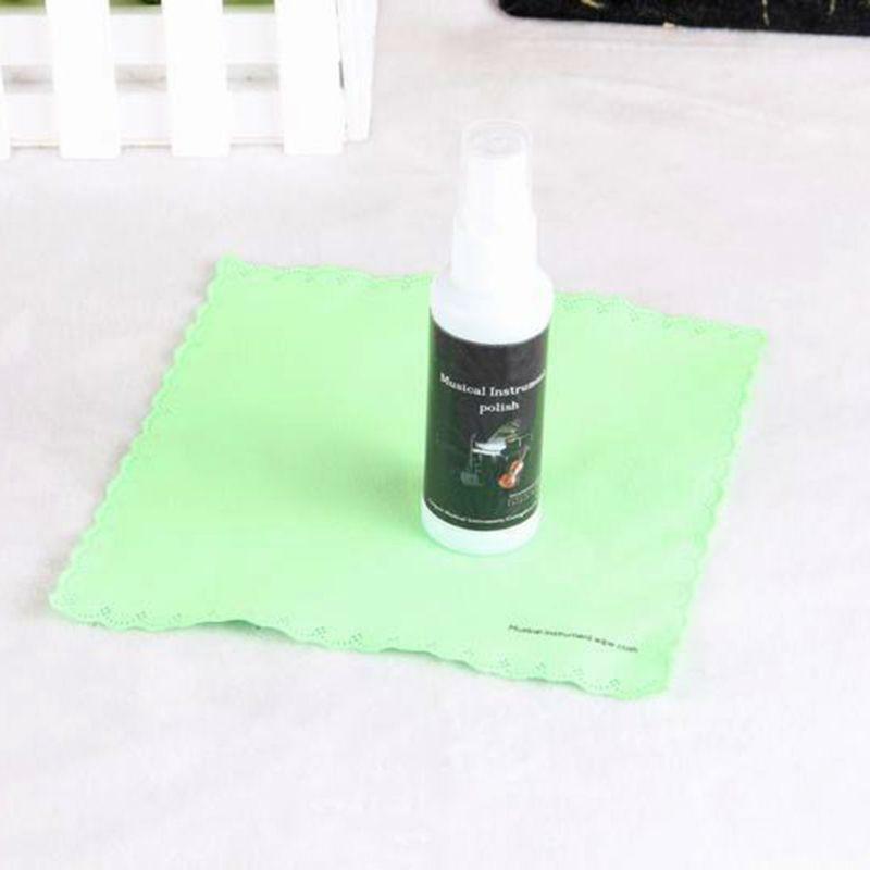 Guitar Cleaning Spray Fretboard Cleaning Cloth Set For Universal Guitar Ukulele