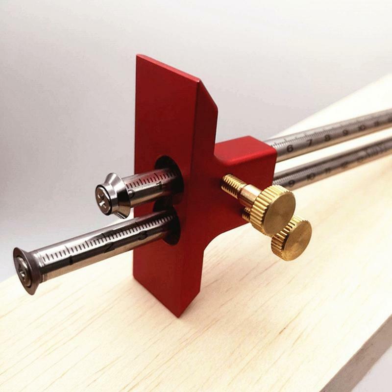 European Double Headed Scribe Blade Woodworking Tool Scribe-line Marking Gauge