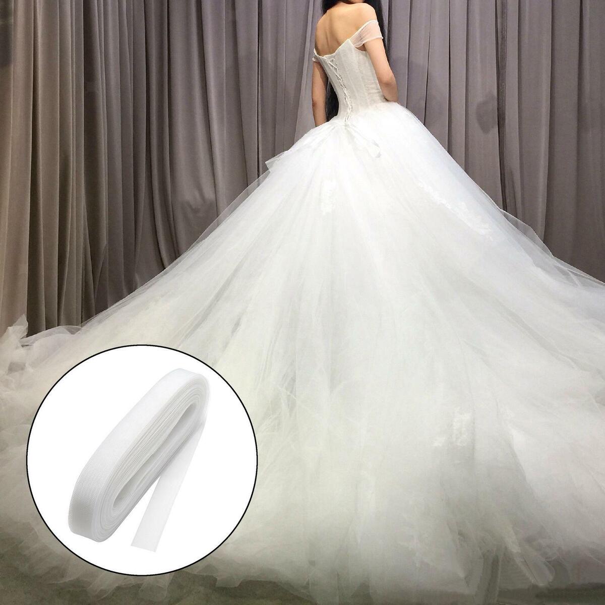 2 PIeces Polyester Boning Sewing Wedding Dress Dance Gowns Dress Accessories