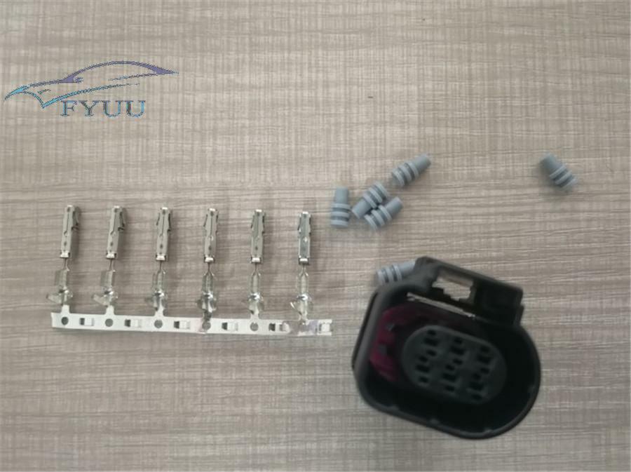 5 Sets 6 Pin Waterproof Sensor Connector Throttle Plug #4H0973713 1 928 404 669