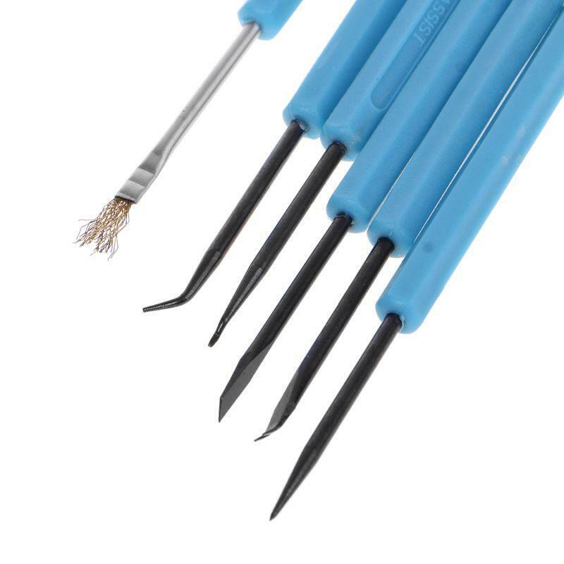 6Pcs Solder Durable Welding Soldering Station Iron Electronic Heat Assist Tool