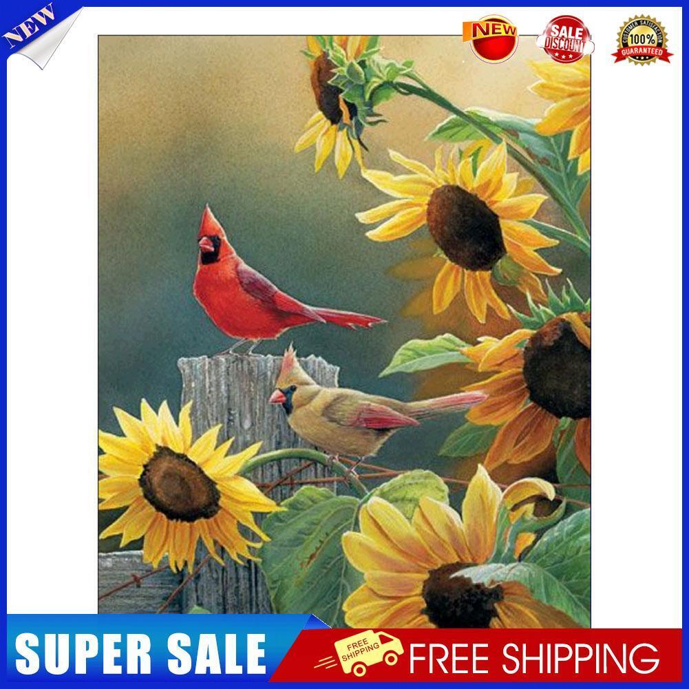 Birds 5D Round Diamond Embroidery Painting Cross Stitch Craft Needlework