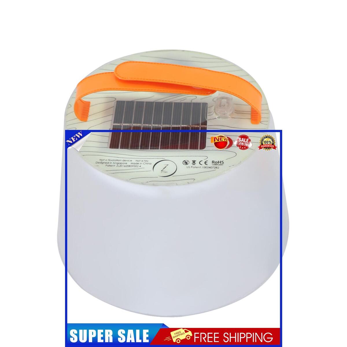 2000MAH New Bluetooth Speaker Solar Inflatable Light Waterproof Folding Cam