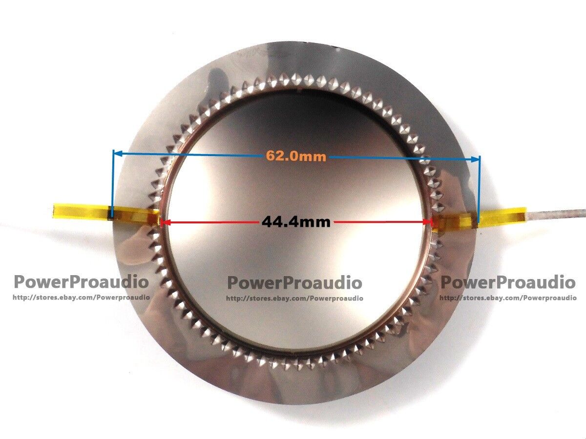 1PCS  Voice coil 44.4mm Titanium Diaphragm  Repair Kit  dome Tweeters 8 ohm