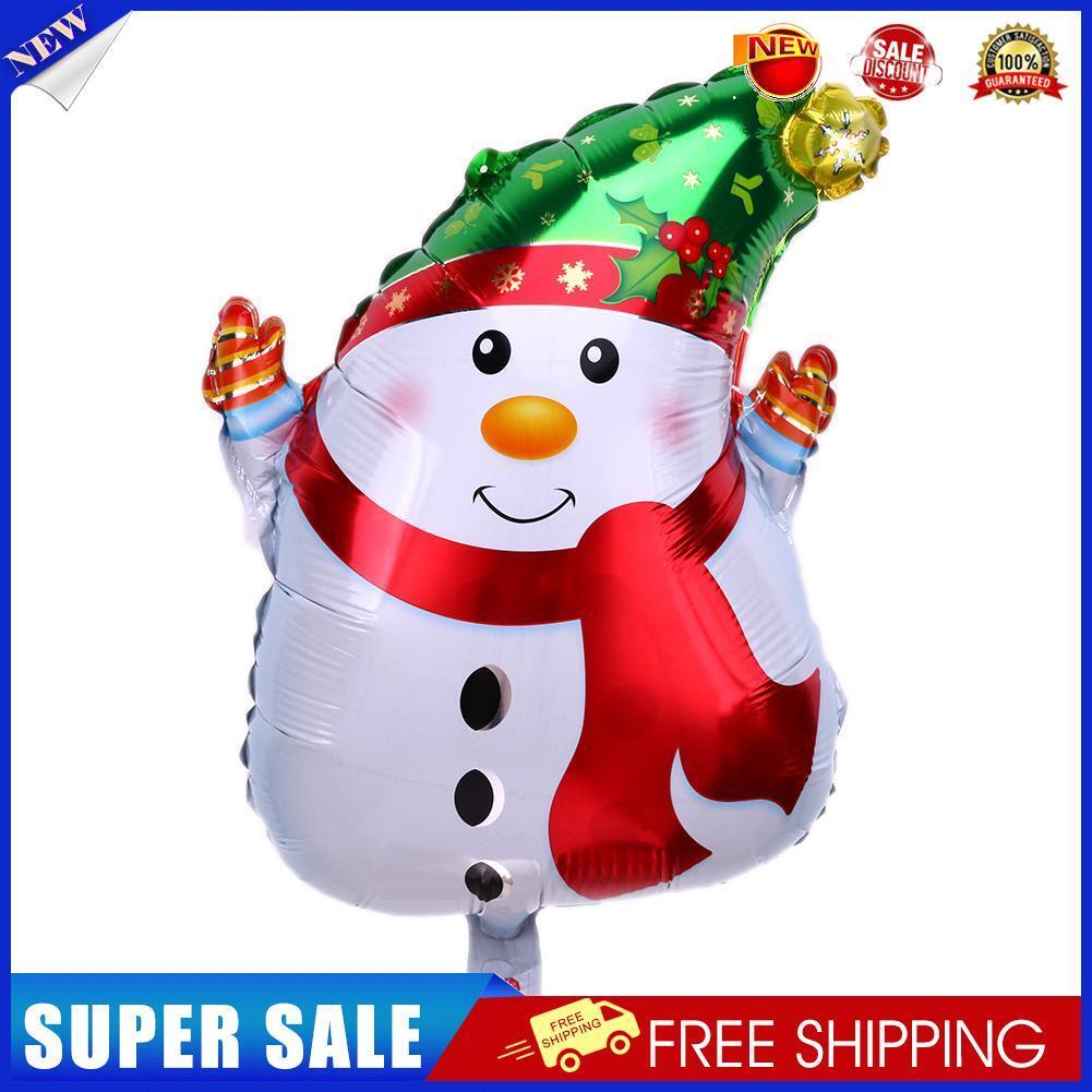 Santa Claus Snowman Christmas Tree Balloons Christmas Decor(Snowman)