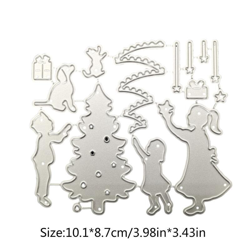 Christmas Carnival Night Metal Cutting Dies Stencil DIY Scrapbooking Album Paper