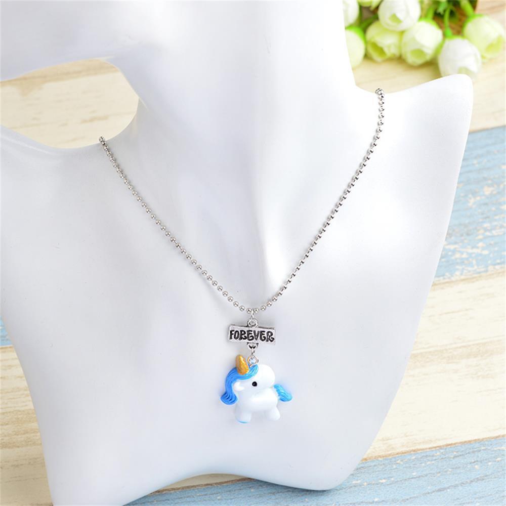 Friend Forever Jewelry New Bff Necklace Bead Chain Unicorn Pendants Friendship