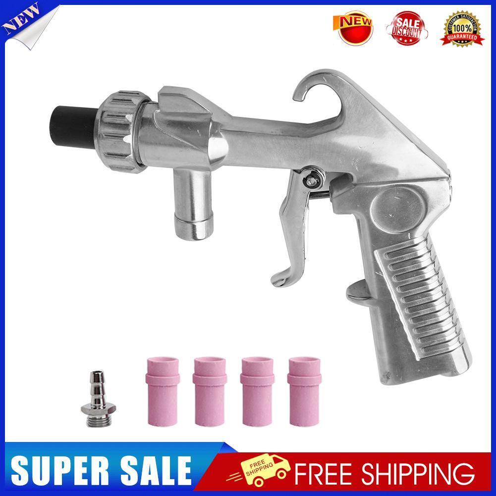 Sandblaster Air Siphon Feed Blasting Nozzle Ceramic Tips Abrasive Tools (A)