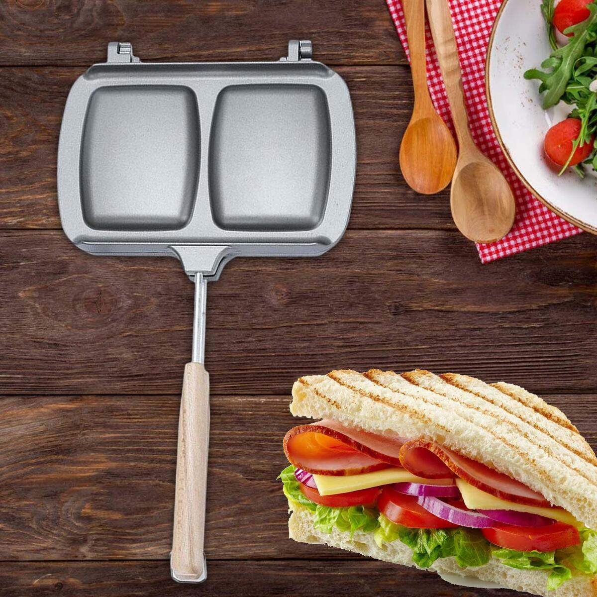 Bread Toast Maker with Heat Resistant Handles for Indoors and Outdoors