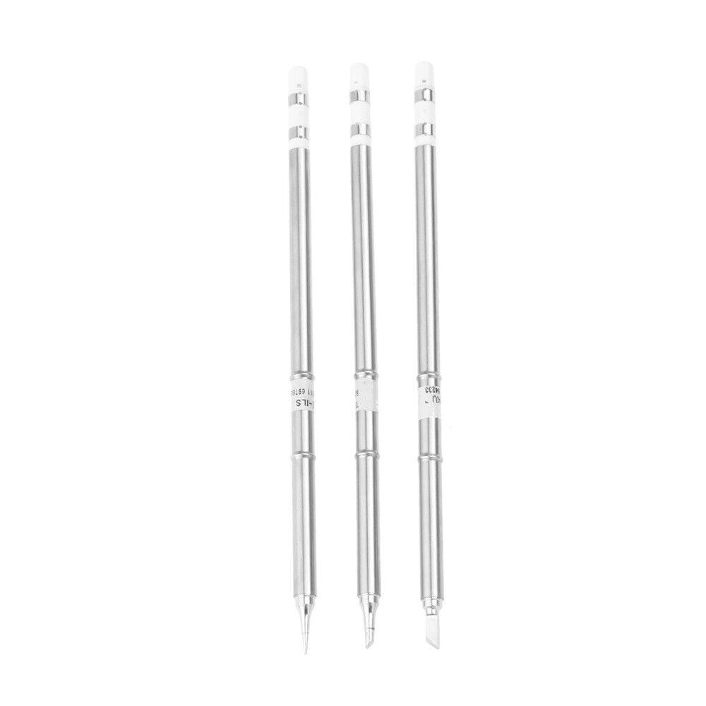 Replacement T12 Series T12-KU T12-ILS T12-BC2 Solder Iron Tip Welding 3pcs/Pack