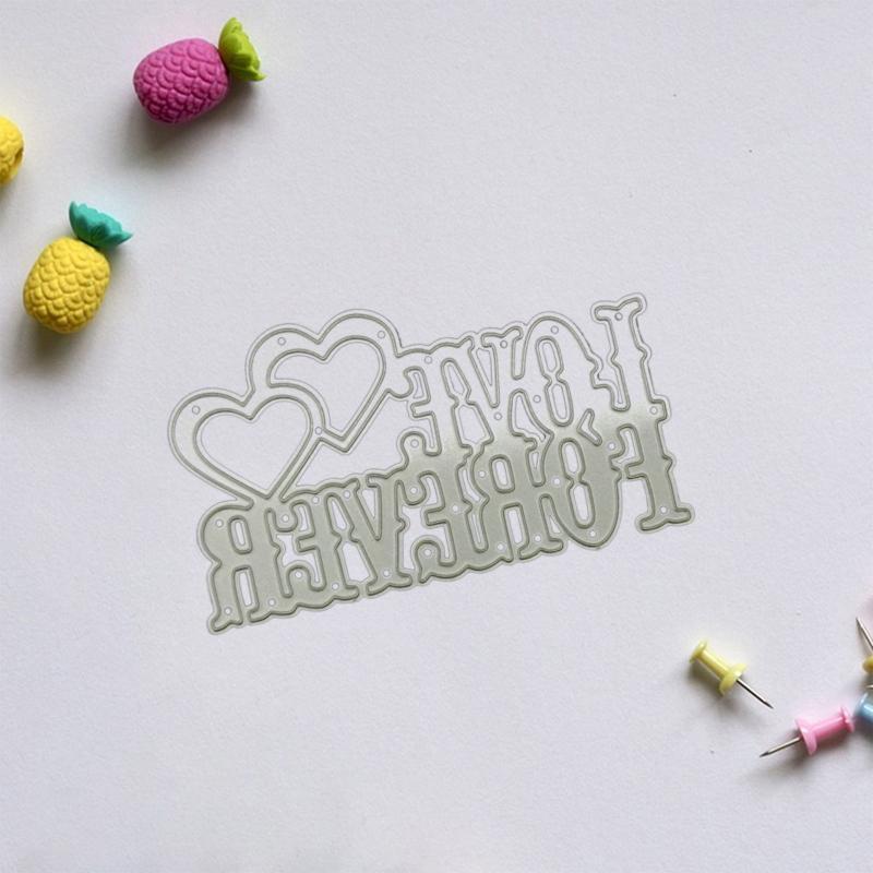 Metal Cutting Dies Carbon Steel Love Heart Stencils for Card Making Album Decor