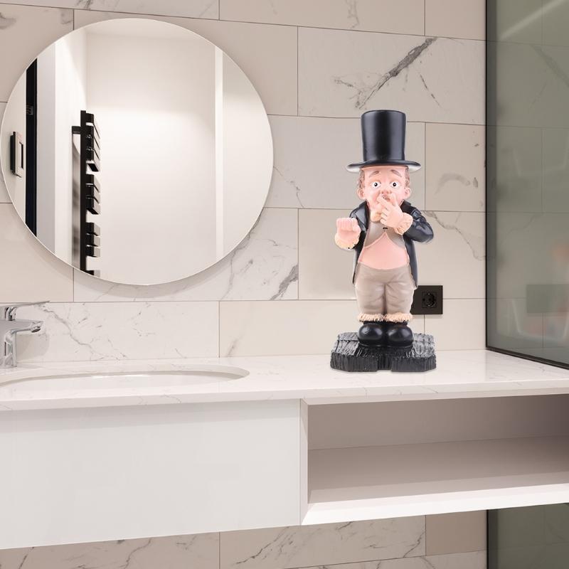 Toilet-Butler Ornaments Courtyard Garden Decor Statue Bathroom Funny Sculpture