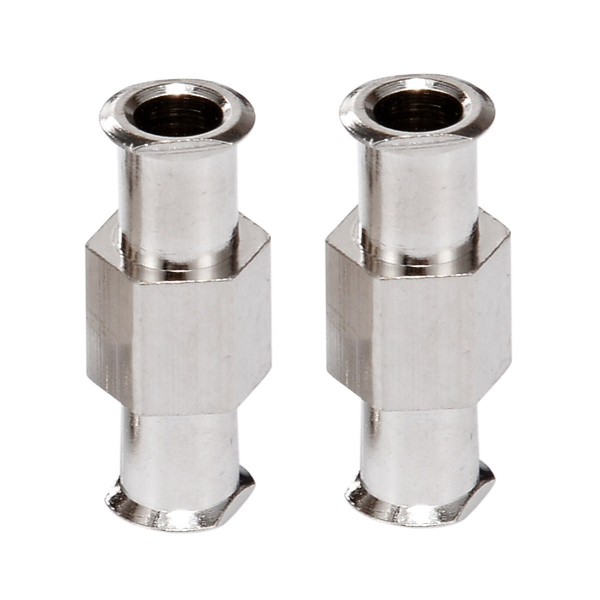 Luer Lock Adapter Coupler Female to Female Fittings Nickel Plated