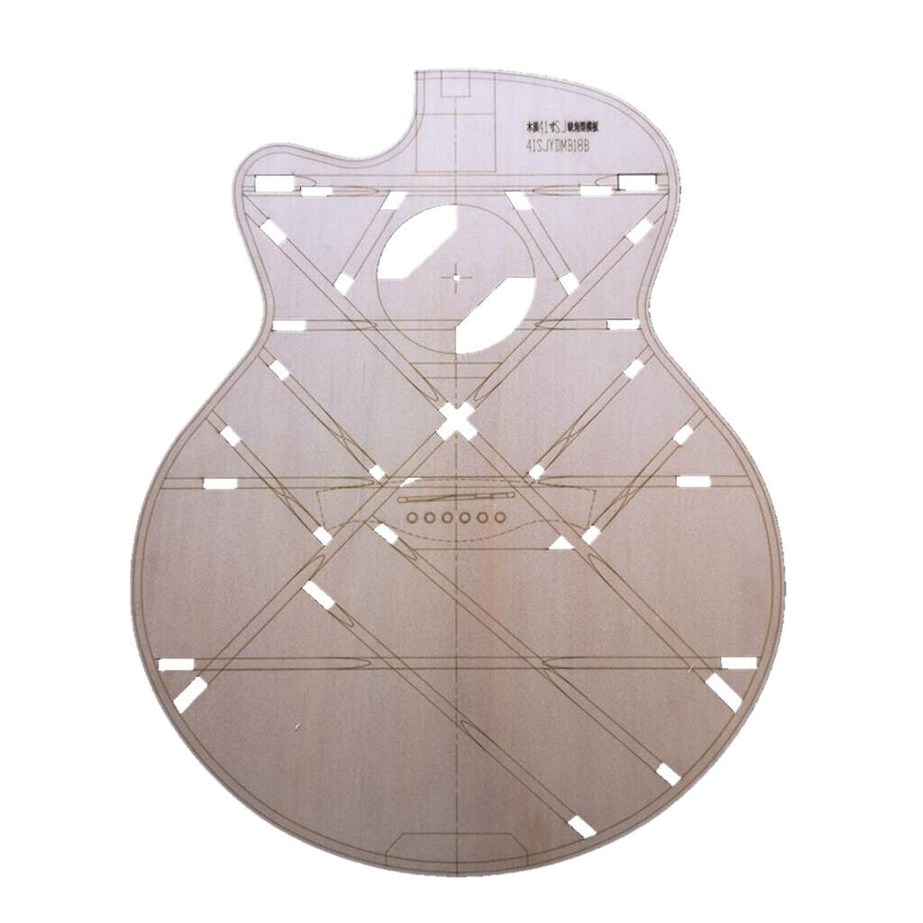 Wood Guitar Body Template for 41inch SJ Corner Guitar Making Mold Shape Part