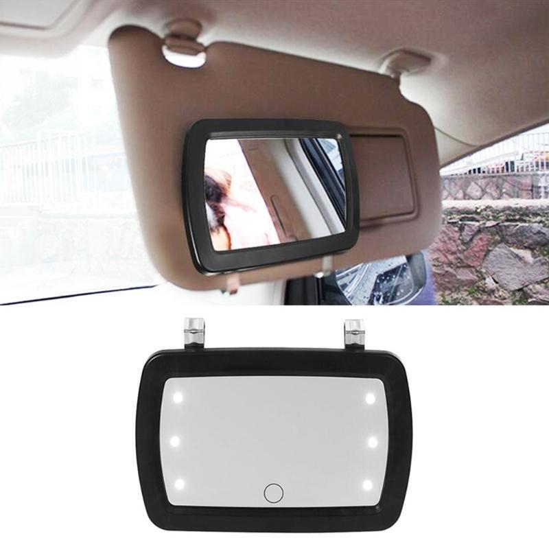 Unique Car Visor Mirror with LED Lights for Car Truck SUV Rear View Mirror