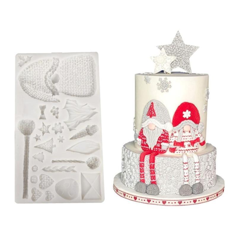 Silicone Moulds Fondant Molds Chocolate Moulds Candy Molds Cartoon Gnome Shaped