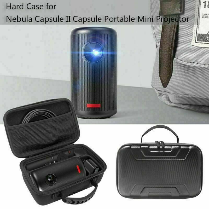 For Nebula Capsule II Mini Projector Shockproof Hard Case Storage Bag Protector