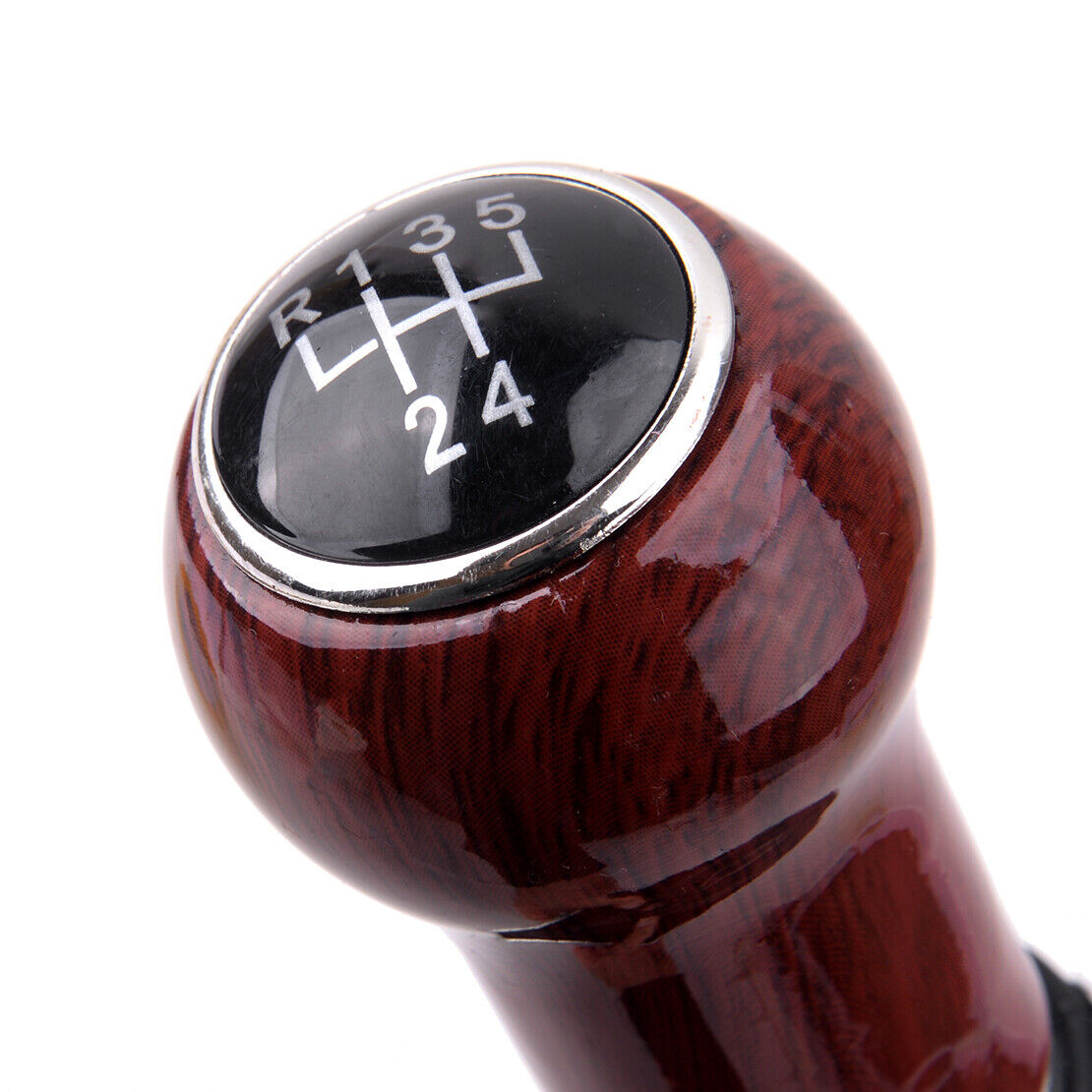 Mahogany 5 Speed Gear Shift Knob Gaitor Fit for VW Bora Golf GTI Jetta MK4