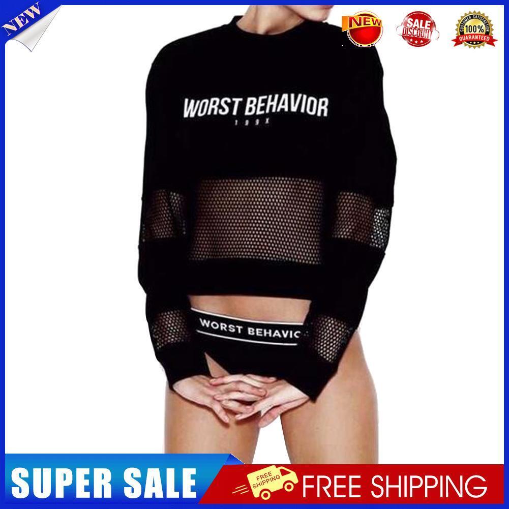 Women Hoodie Sweatshirt Casual Hooded Coat Pullover Tops S Black-116879.07
